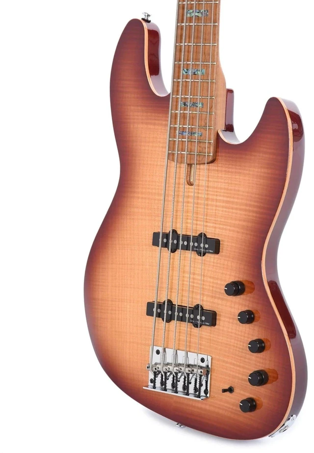 Alt view image 3 of 7 - Sire Marcus Miller V10 Swamp Ash 5-string Bass Guitar - Tobacco Sunburst