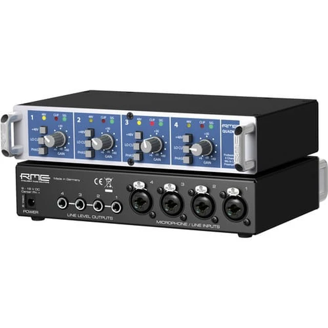 Alt view image 4 of 4 - RME QuadMic II 4-Channel Microphone Preamp