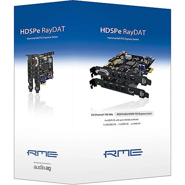 Alt view image 2 of 2 - RME HDSPe RayDAT - 36 Channel Digital Audio & MIDI PCI Express Card System