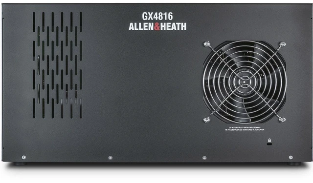 Alt view image 4 of 7 - Allen & Heath GX4816 48x16 XLR In/Out Portable GX Expander with DX Sockets + Neutrik Cat5e Lead on Plastic Reel 80 m Ethercon Van Damme Cable