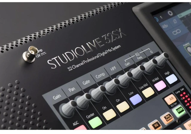 Alt view image 7 of 7 - PreSonus StudioLive 32SX Series III S 32-Channel Compact Digital Mixer/Recorder/Interface + (2) CHAUVET DJ Intimidator Spot 260 LED Moving Head Light Fixture