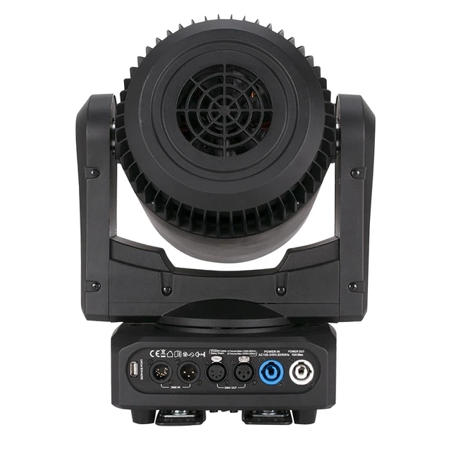 Alt view image 2 of 4 - American DJ Par Z Move RGBW - Moving Head LED Wash Light + Rockville RTP32W Totem Moving Head Light Stands