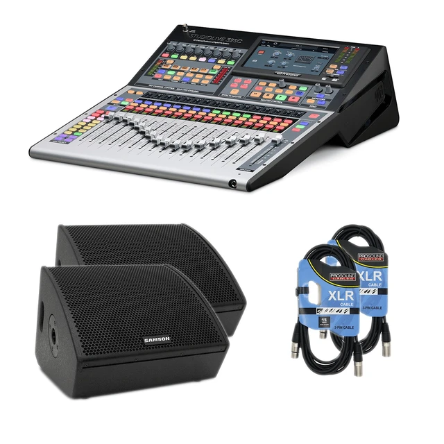 Main image of PreSonus StudioLive 32SC - Samson RSXM12A (Pair) - XLR Cable 2