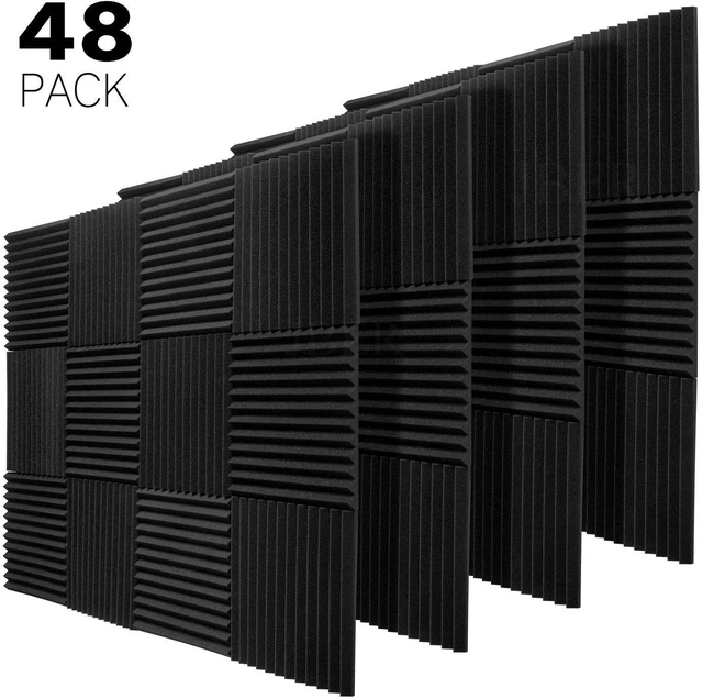 Alt view image 5 of 6 - Mackie HR624 MK2 6.7 Pair - On-Stage WS7500 Rosewood - 48 Pack Acoustic Panels Studio Foam