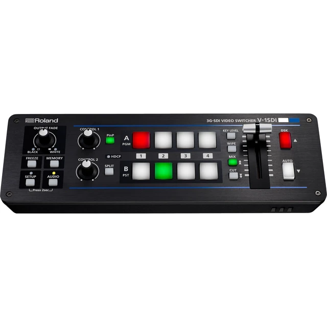Alt view image 2 of 4 - Roland V-1SDI 4-Channel HD Video Switcher - LEADNOVO Audio Video Capture Card - (2) HDMI Cables
