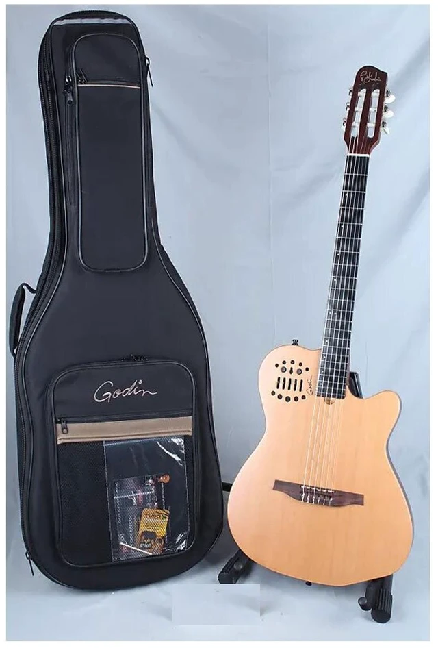 Alt view image 3 of 7 - Godin Multiac Series-ACS Guitar (Slim Nylon) (032167), Fender Champion 20, KLIQ UberTune, GLS 15 FT Guitar Cable Bundle
