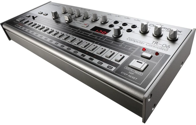 Alt view image 3 of 6 - ROLAND BOUTIQUE TR-06 DRUMATIX, DECKSAVER, (2) 1/4 Cables Bundle