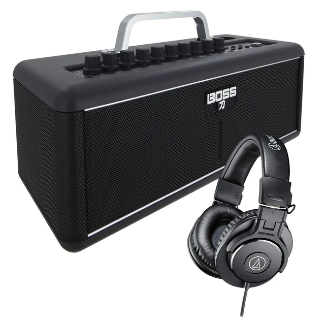 Main image of Boss Katana Air - Wireless Guitar Amp with Boss WL-T Transmitter, AT ATH-M30X Bundle