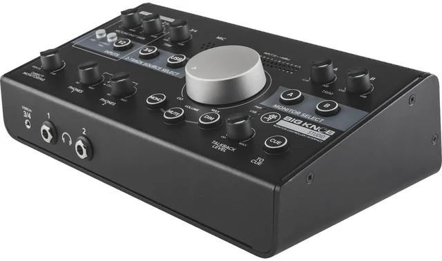 Alt view image 4 of 5 - Mackie Big Knob Studio Monitor Controller, (2) Tascam TH02 headphones Bundle