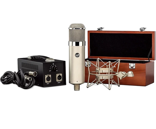 Alt view image 6 of 7 - Warm Audio WA-47 Large-Diaphragm Tube Condenser, Mic Stand, Pop Filter, XLR Cable Bundle