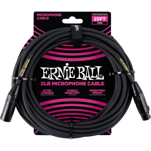 Alt view image 7 of 7 - Aston Mic Stealth Cardioid Active Dynamic Broadcast, Ernie Ball 25' XLR Mic P06073, POP Filter Bundle