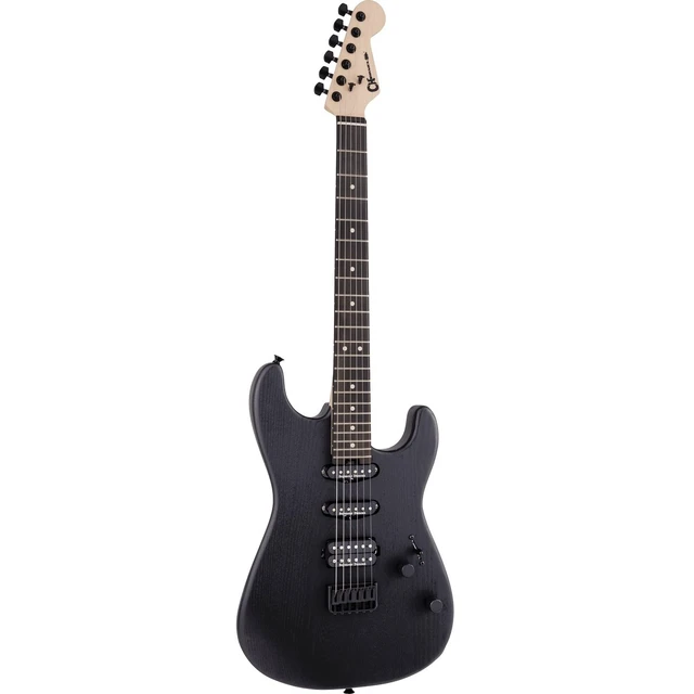 Alt view image 4 of 7 - Charvel Pro-Mod San Dimas Style 1 HSS FR Sassafras Satin Black, Fender Frontman 10G Amp, ErnieBall Cable, Levi's MS26-BLK Bundle