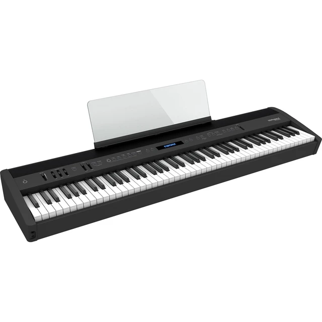 Alt view image 2 of 7 - Roland FP-60X Portable Digital Piano (Black) - Keyboard Stand, Bench, Sustain Pedal, Gator GKB88, (2) 1/4 Cables Bundle