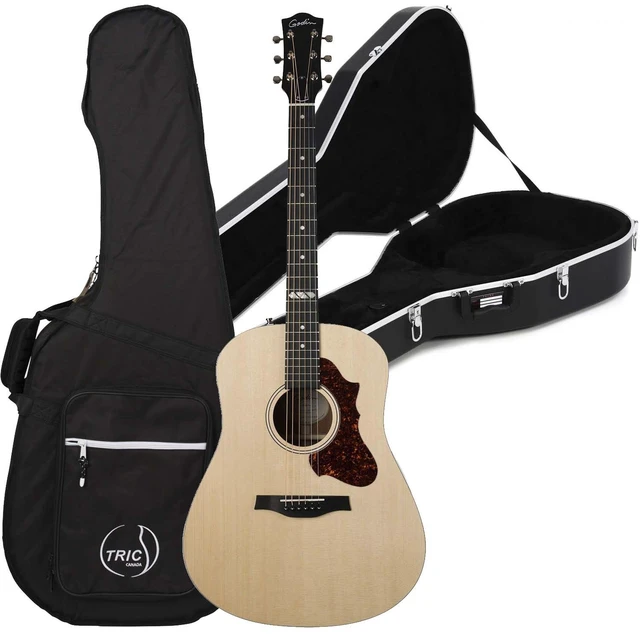 Main image of Godin (051649) Metropolis Classic QIT AEGuitar - Natural, Gator Deluxe ABS Molded Case Bundle