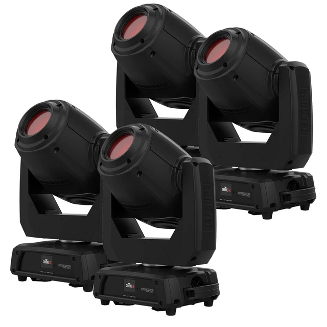 Main image of (4) Chauvet DJ Intimidator Spot 375ZX (Black) Bundle