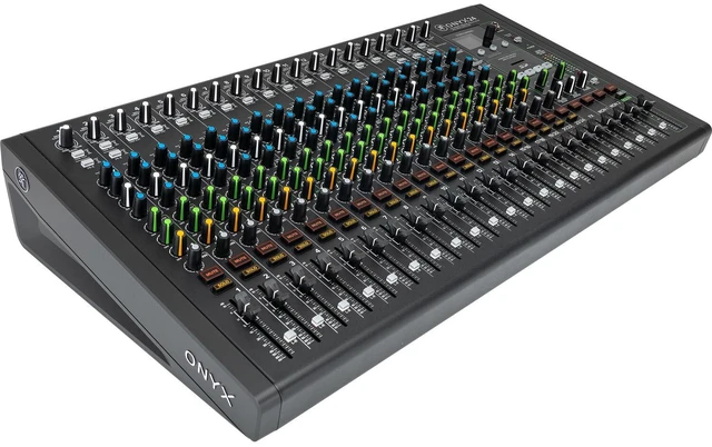 Alt view image 2 of 5 - Mackie Onyx24 24-channel Analog Mixer, (24) XLR 15ft Cables Bundle