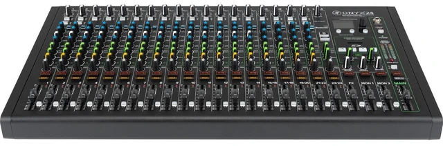 Alt view image 3 of 5 - Mackie Onyx24 24-channel Analog Mixer, (24) XLR 15ft Cables Bundle