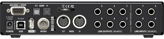 Alt view image 3 of 7 - RME Fireface UCX II 40-channel USB Interface, AT AT2020 Mic, ErnieBall XLR, Mic Stand Bundle