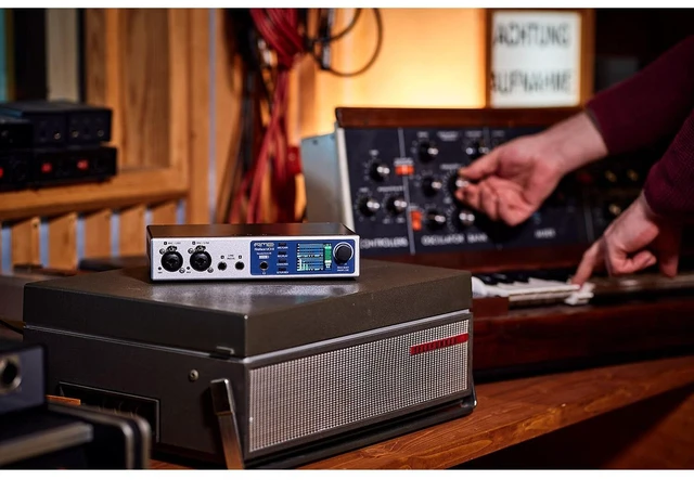 Alt view image 7 of 7 - RME Fireface UCX II 40-channel USB Interface, RME Rackmount kit, (2) ErnieBall XLR Bundle