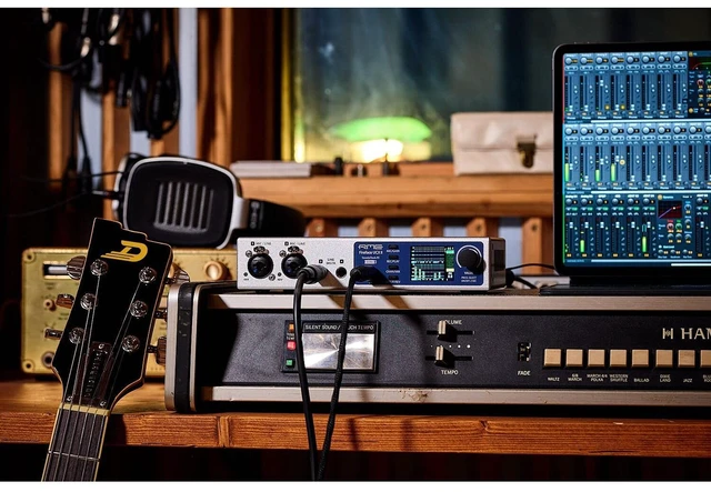 Alt view image 6 of 7 - RME Fireface UCX II 40-channel USB Interface, RME Rackmount kit, (2) ErnieBall XLR Bundle