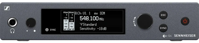Alt view image 3 of 7 - Sennheiser ew IEM G4-Twin Wireless Monitor System