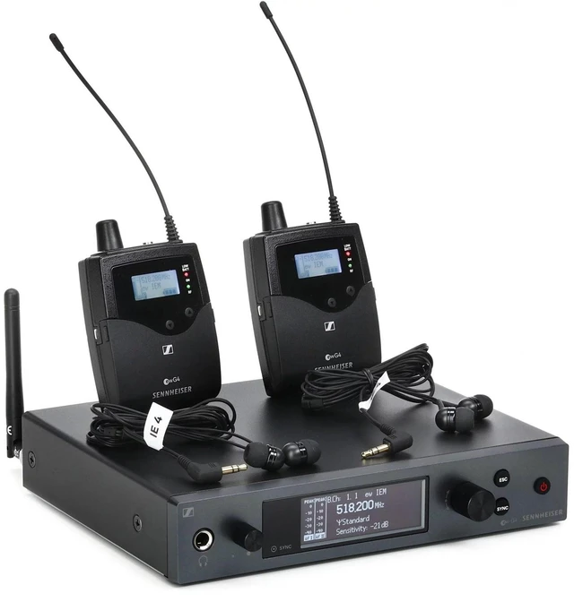 Alt view image 2 of 7 - Sennheiser ew IEM G4-Twin Wireless Monitor System