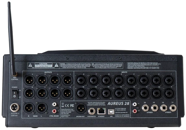 Alt view image 3 of 4 - Peavey Aureus 28-channel Digital Mixer, Gator G-MIX-L 1822 Bundle