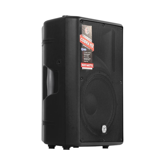 Alt view image 3 of 7 - (2) PSG AUDIO Cobra 112 Active Speaker 1600 Watts - (2) PSG Audio Goliath 18 Active Sub 3000 Watts - (2) Speaker Poles - (4) XLR Cables Bundle