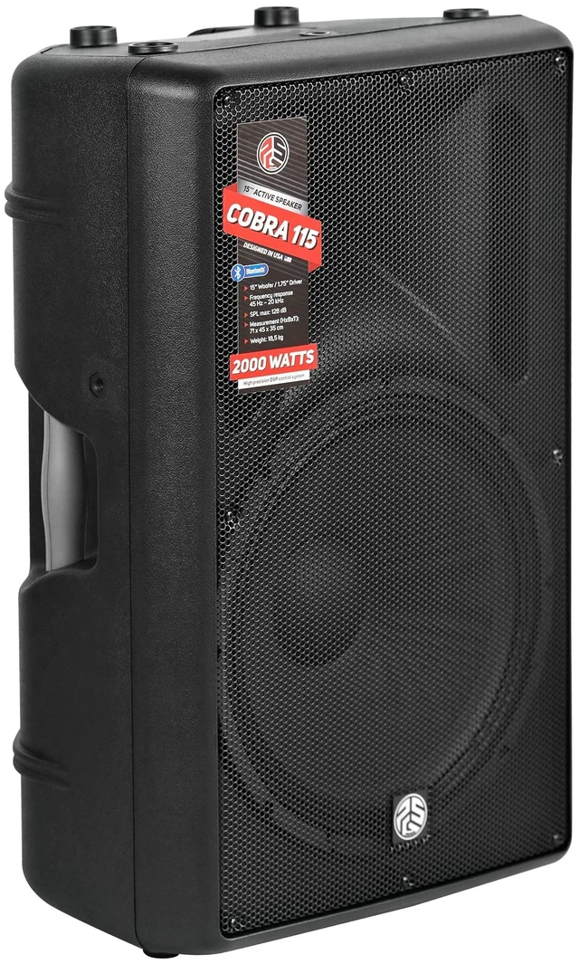 Main image of PSG Audio COBRA 115 - 2000 Watt 15" Powered Speaker with Bluetooth