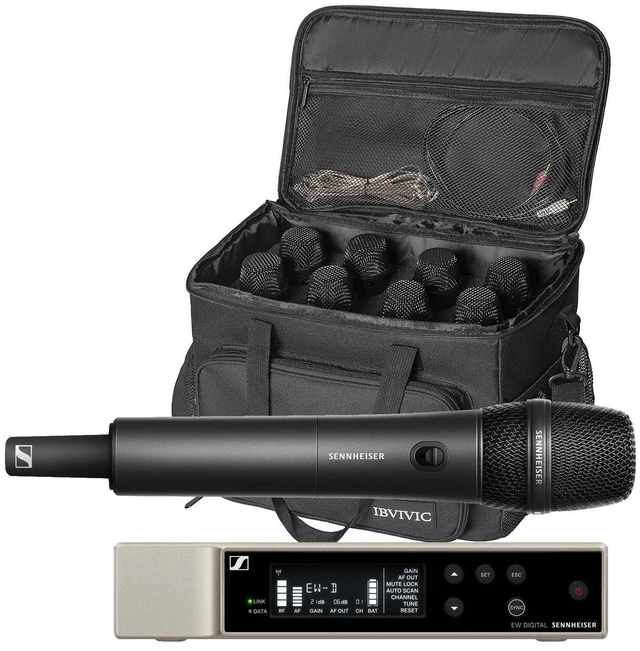 Main image of Sennheiser EW-D 835-S SET Wireless Handheld Mic, IBVIVIC 8 Slots Wireless Bag Bundle