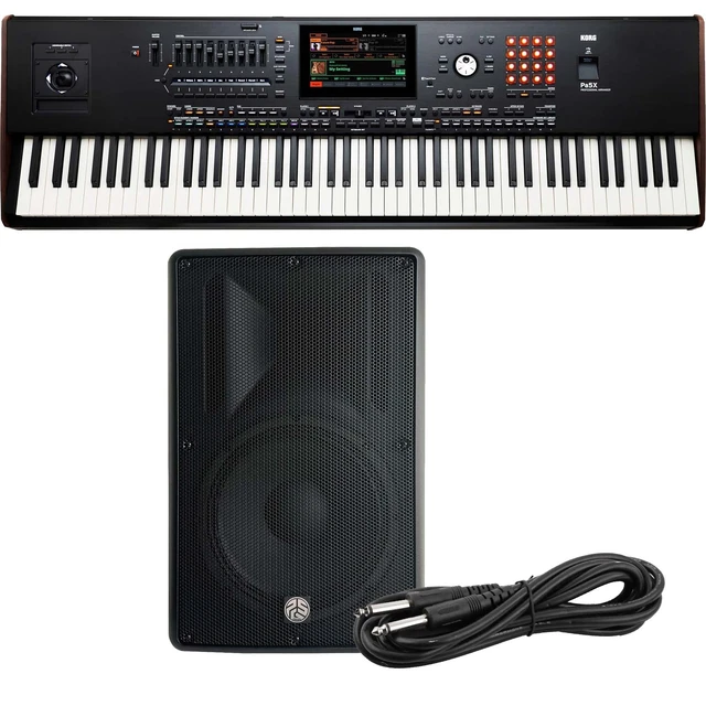 Main image of Korg Pa5X-88 88-Key Professional Workstation, PSG AUDIO Cobra 115, 1/4 Cable Bundle