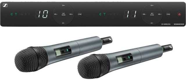 Alt view image 2 of 7 - Sennheiser XSW 1-835 Dual Wireless Handheld Microphone System