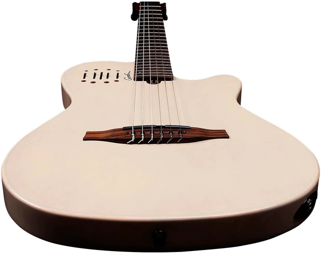 Alt view image 7 of 7 - Godin Multiac Mundial Nylon Acoustic-Electric Guitar - Ozark Cream