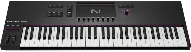 Alt view image 2 of 7 - Native Instruments Kontrol S61 MK3 Keyboard Controller, AT ATH-M20X, (2) 1/4 Cables Bundle