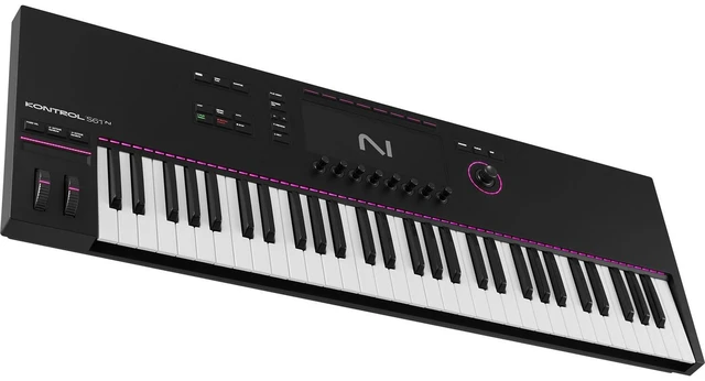 Alt view image 3 of 7 - Native Instruments Kontrol S61 MK3 Keyboard Controller, AT ATH-M20X, (2) 1/4 Cables Bundle