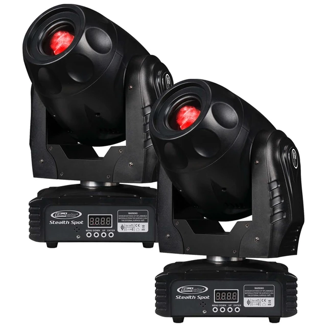 Main image of (2) Eliminator Lighting Stealth Spot LED Moving Head Bundle