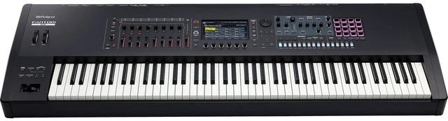Alt view image 3 of 7 - Roland Fantom 8 EX Synthesizer Workstation, Gator Cases GK-88, Sustain Pedal, Tascam TH02 Bundle