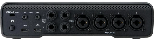 Alt view image 4 of 7 - PreSonus Quantum ES 4 USB-C Audio Interface, Presonus E3.5, Presonus HD7, PreSonus PX-1, (3) XLR Cables, (2) 1/4 Cables Bundle
