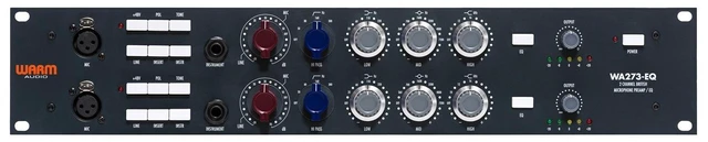 Alt view image 2 of 6 - Warm Audio WA273-EQ 2-channel Microphone Preamplifier, (2) ErnieBall XLR Cable 25FT, (2) ErnieBall Cable 1/4 Bundle