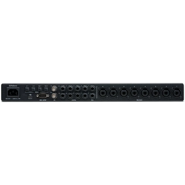 Alt view image 4 of 7 - PreSonus Quantum HD 8 USB-C Audio Interface - (4) 1/4 Cables - (6) XLR Cables - (2) Midi Cables - AT ATH-M20X Bundle