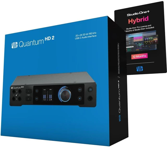Alt view image 6 of 6 - PreSonus Quantum HD 2 USB-C Audio Interface
