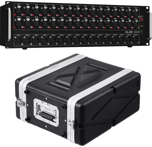 Main image of Midas DL32 32-input / 16-output Stage Box - VEVOR 4U Rack Case