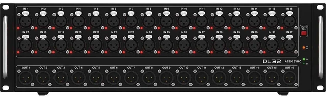 Alt view image 6 of 6 - Midas M32 LIVE 40-channel Digital Mixer - Midas DL32 32-input / 16-output Stage Box - GearIT CAT6 Cable 100FT Bundle