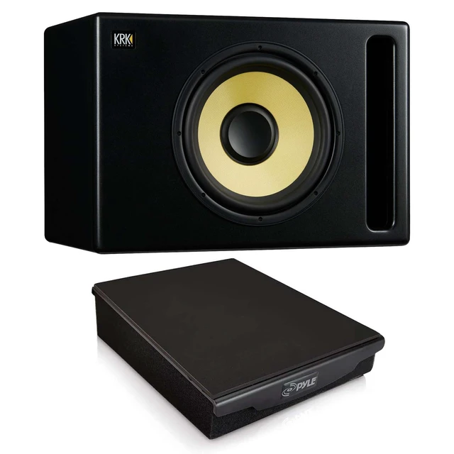 Main image of KRK S12.4 12 Powered Studio Subwoofer - Sound Pad Bundle