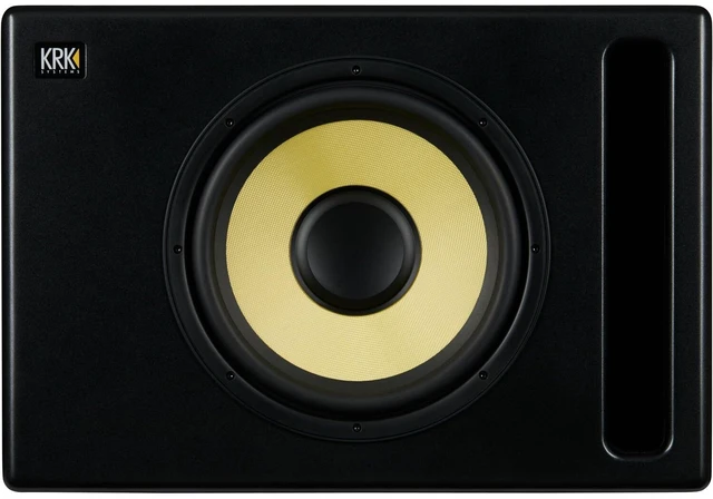Alt view image 3 of 6 - KRK S12.4 12 Powered Studio Subwoofer - Audio Technica ATH-M40X Bundle