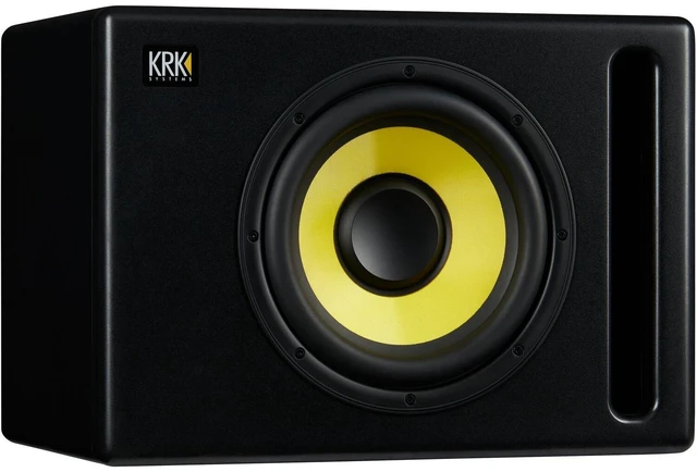 Alt view image 3 of 7 - KRK S10.4 10 Powered Studio Subwoofer, Mackie Big Knob Passive, (2) 1/4 Cables Bundle