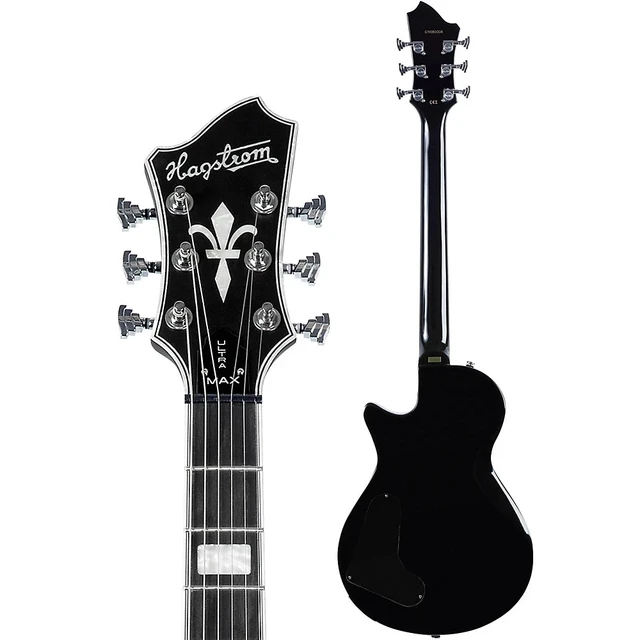 Alt view image 5 of 5 - Hagstrom Ultra Max Electric Guitar - Dark Storm Gloss