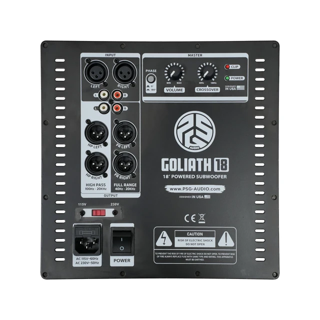 Main image of PSG Audio AM-G18 - 750W 4-Ohm Subwoofer Amp Module (Replacement for Goliath 18)