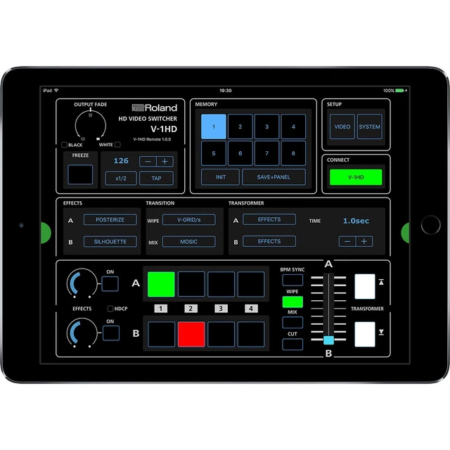 Alt view image 7 of 7 - Roland V-1SDI 4-Channel HD Video Switcher