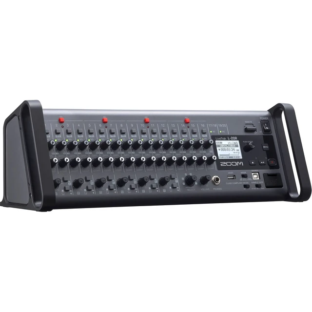 Alt view image 2 of 7 - Zoom LiveTrak L-20R 20-Channel Digital Mixer-Recorder for Stage Use + FIFINE K025 Wireless Handheld Microphone + GLS Audio 20-Feet Ethercon Compatible RJ45 Cat6 Cable OFC Pro Tour Heavy Duty G-Shell